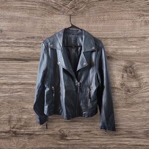 Women's Black Leather Jacket